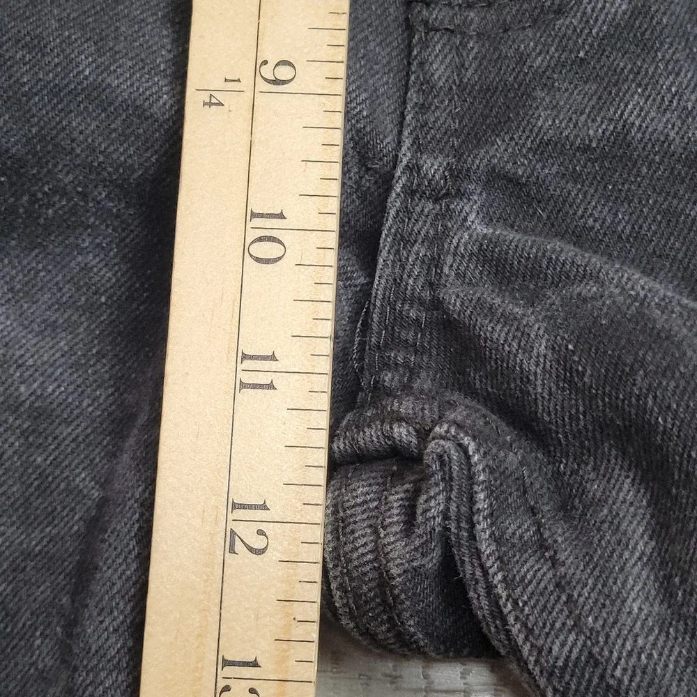 🖤Levi's 501 Jeans Mens 38x30 (fits 37x29) Black Acid Wash Button Fly Straight